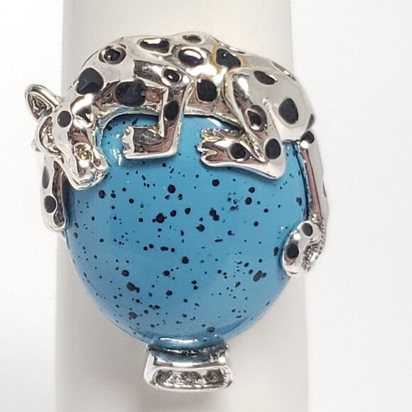 Panther Ring in size 9 by French Designer Camille Lucie - Picture 1 of 7